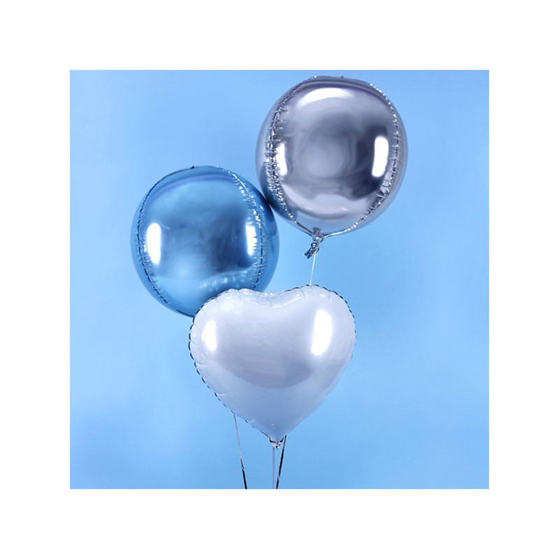 Ballon ORB bleu clair – 40 cm – PartyDeco