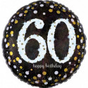 Ballon Rond Confetti Anniversaire 60 ans