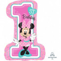 Ballon XL Minnie Premier Anniversaire Rose Anagram