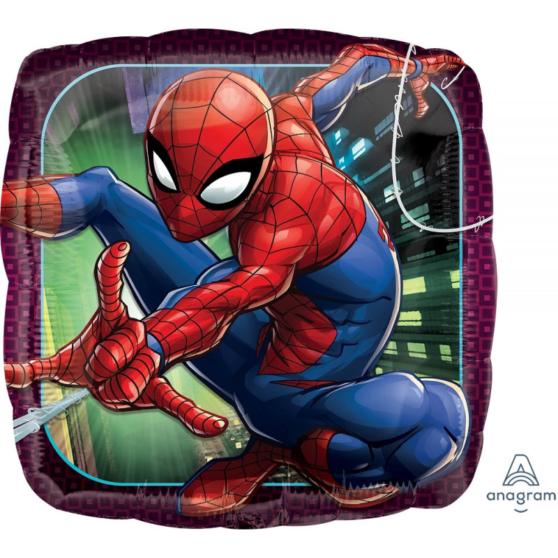 Ballon Carré Spiderman Marvel Anagram