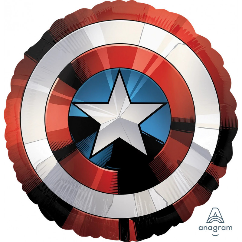 Ballon XL Avengers Bouclier Captain America Anagram