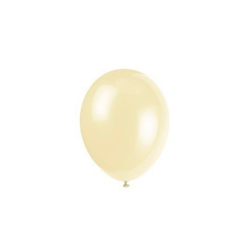 10 Ballons Latex 30 cm – Crème -  Party Deco