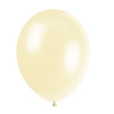 10 Ballons Latex 30 cm – Crème -  Party Deco