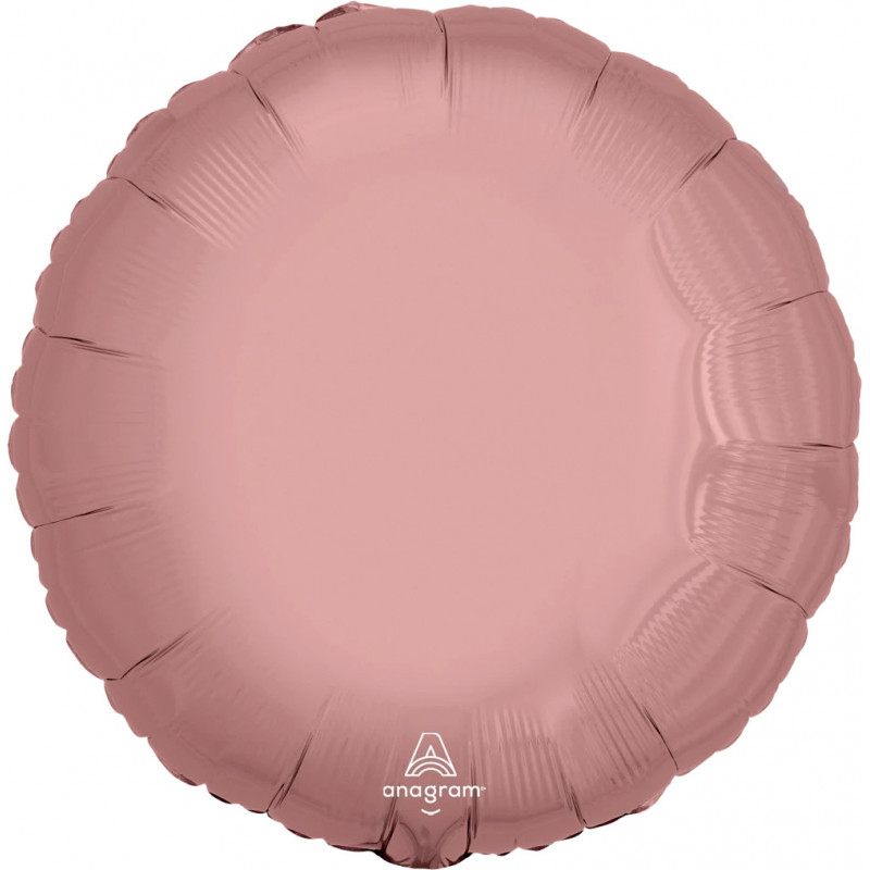 Ballon Alu Rond Rose Gold Anagram