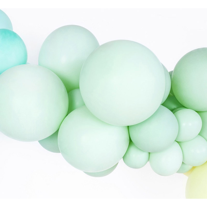 10 Ballons 30cm Latex Vert Pastel