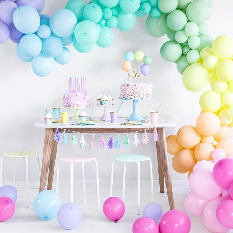 10 Ballons 30cm Latex Parme Pastel