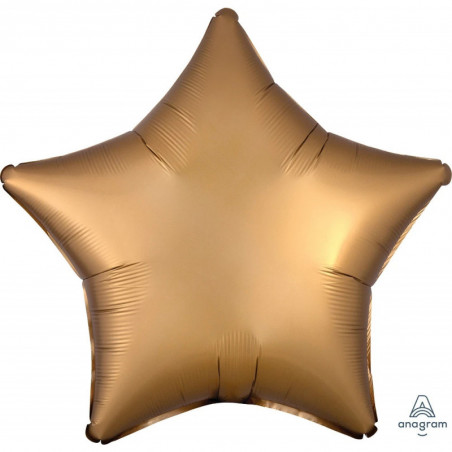 Ballon Alu Etoile Doré chromé Anagram