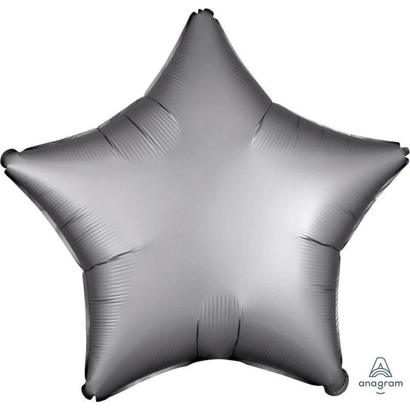 Ballon Alu Etoile Argent chromé Anagram