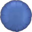 Ballon Mylar Rond Bleu Chromé Anagram