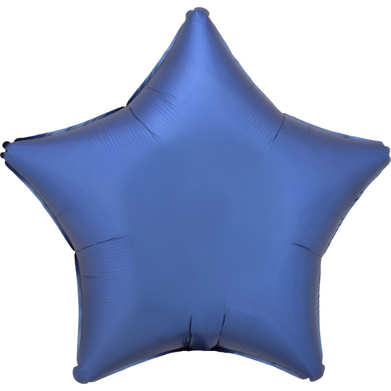 Ballon Mylar Etoile Bleu Chromé Anagram Décoration de fête