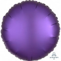 Ballon Alu Rond Violet chromé Anagram