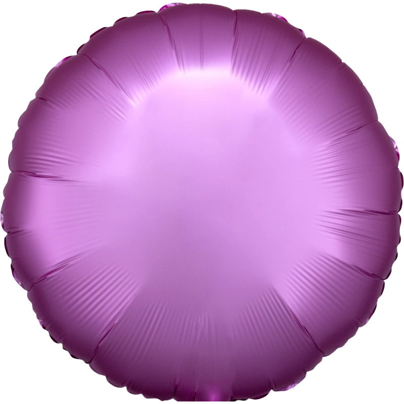 Ballon Mylar Rond Rose chromé Anagram Décoration de fête