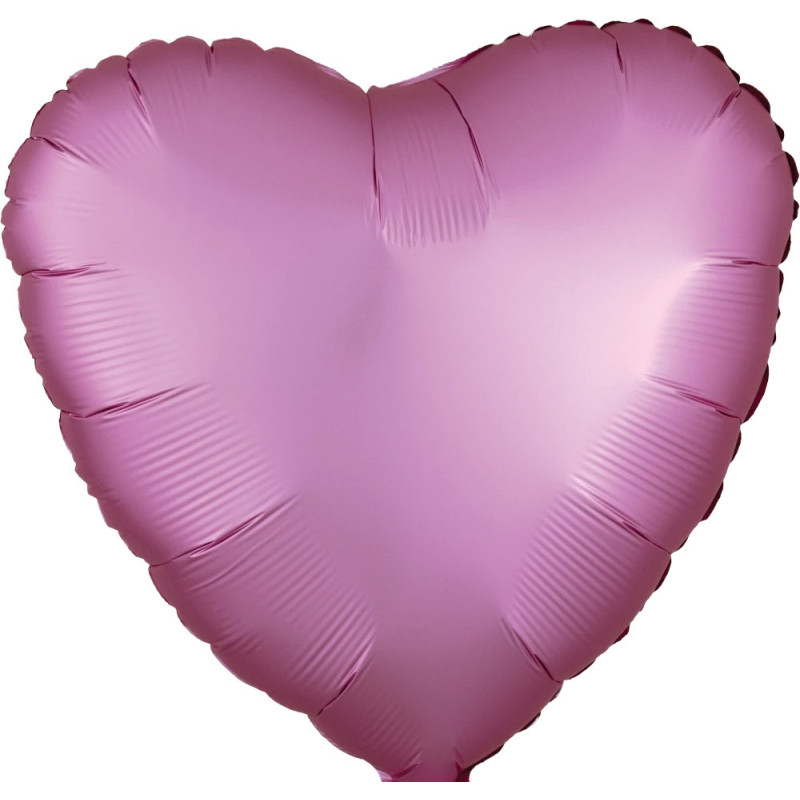 Ballon Alu Coeur Rose chromé Anagram
