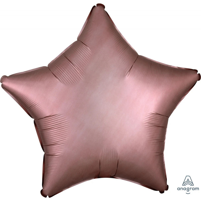 Ballon Alu Etoile Rose gold chromé Anagram