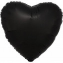 Ballon Cœur Noir Mat Anagram