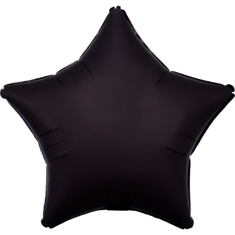 Ballon Mylar Etoile Noir Mat Anagram