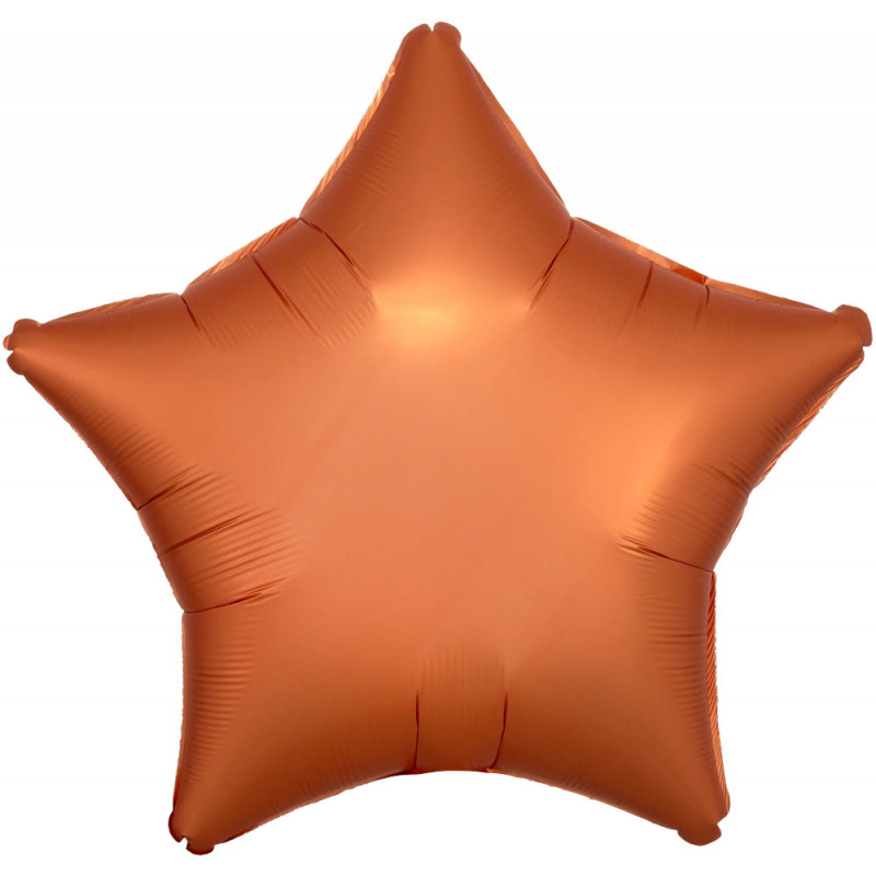 Ballon Mylar Etoile Bronze Chromé Anagram