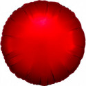 Ballon Alu Rond Rouge chromé Anagram