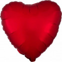 Ballon Alu Coeur Rouge chromé Anagram