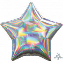 Ballon Alu Etoile Iridescent Irisée holographique Anagram