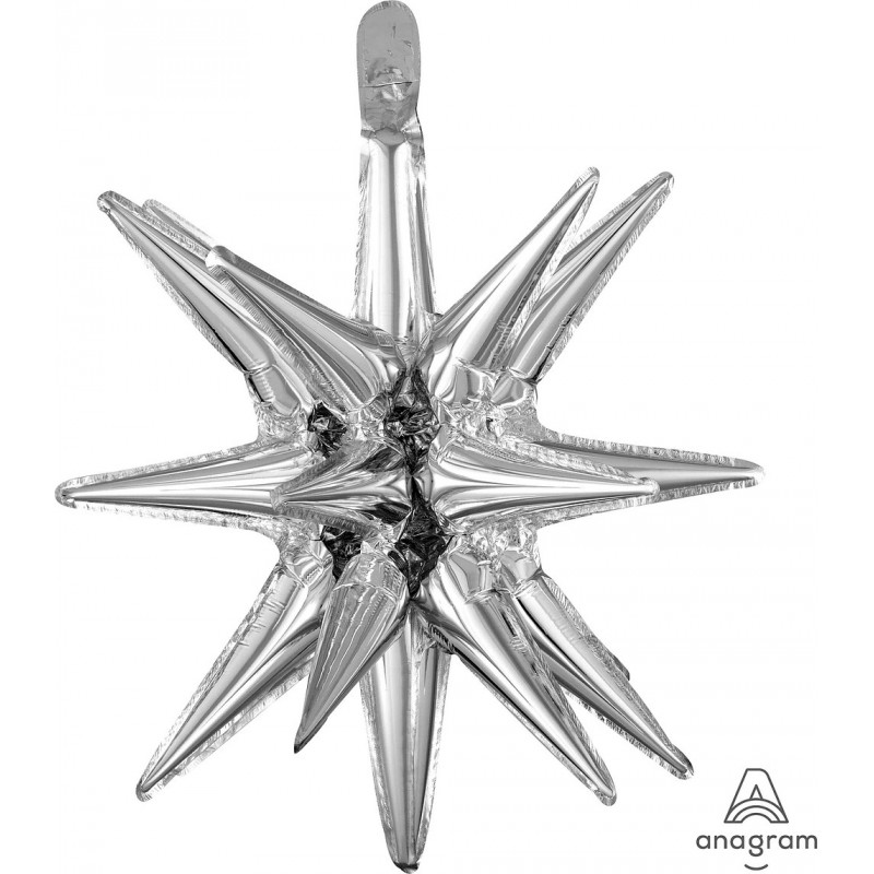 Ballon Etincelle Magic Star Small Argent
