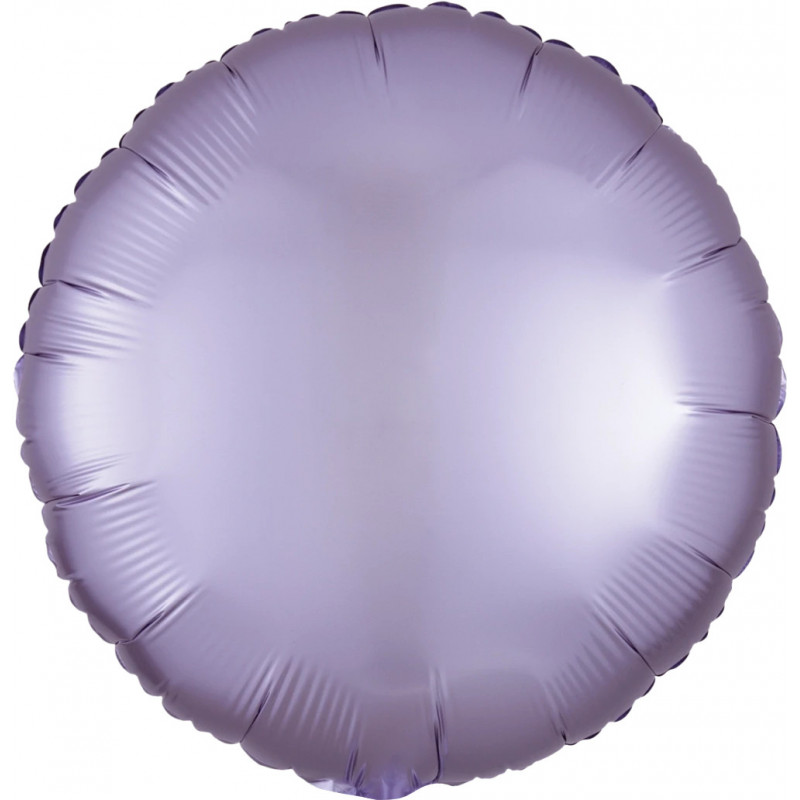 Ballon Alu Rond Parme chromé Anagram