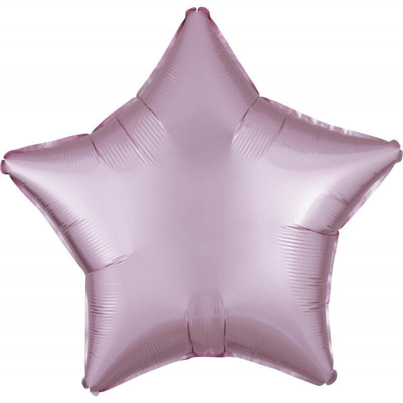 Ballon Alu Etoile Rose Pastel chromé Anagram