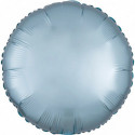 Ballon Alu Rond Bleu Pastel chromé Anagram
