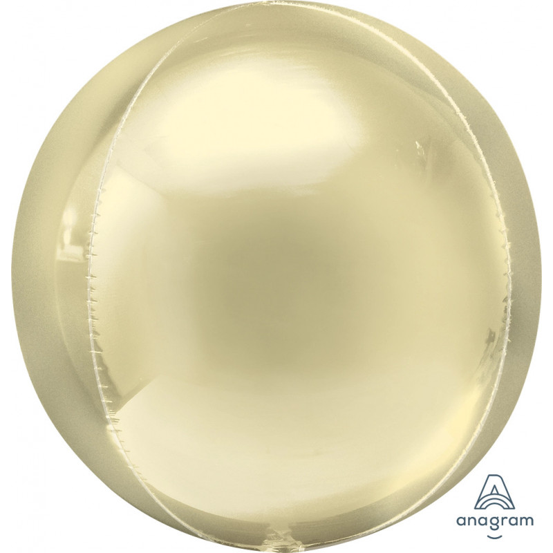 Ballon Miroir Jaune Pastel Orbz Anagram