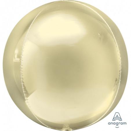 Ballon Miroir Jaune Pastel Orbz Anagram