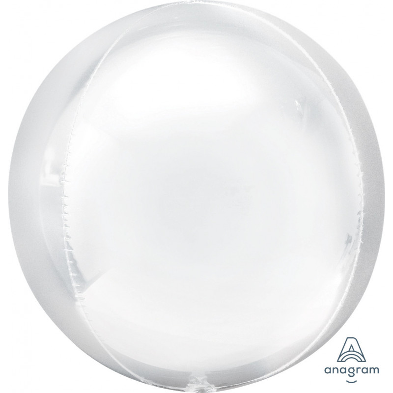 Ballon Miroir Blanc Orbz Anagram