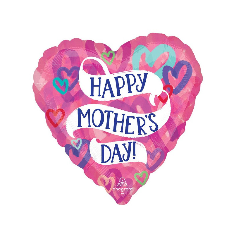 Ballon Cœur Fête des Mères - Mother's Day Layered Hearts