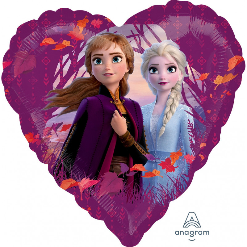Ballon Coeur Reine des neiges 2 Disney