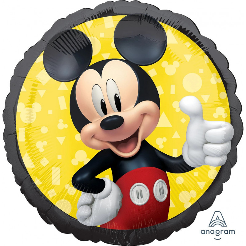 Ballon Rond Mickey Mouse Forever Anagram Décoration