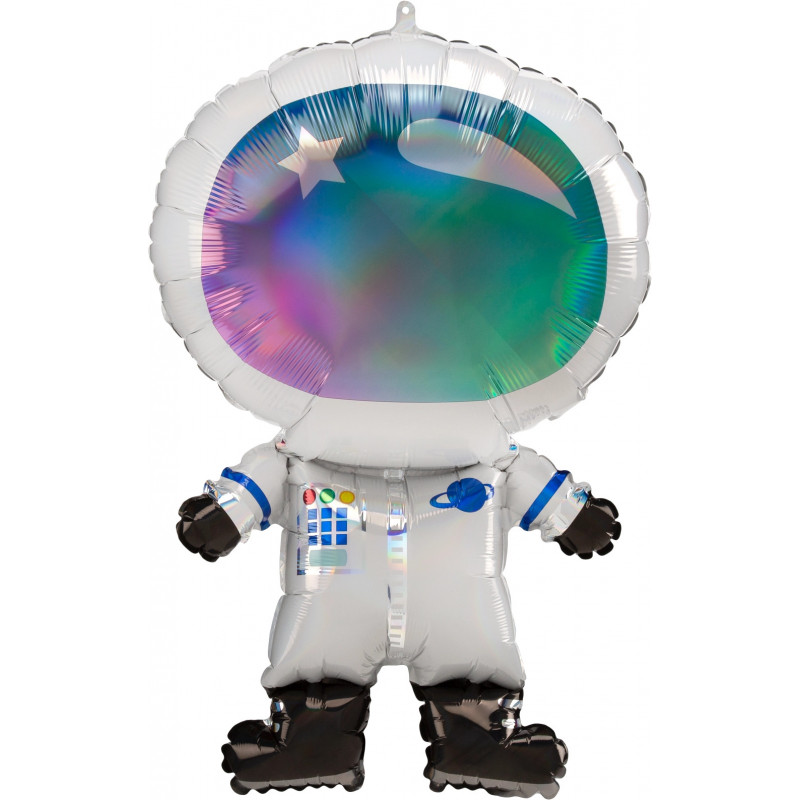 Ballon XL Astronaute holographique SuperShape