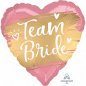 Ballon Cœur Rose Gold Team Bride EVJF