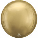 Ballon Miroir Doré Mat Orbz Anagram