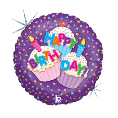 R18 Happy Birthday Cupcake