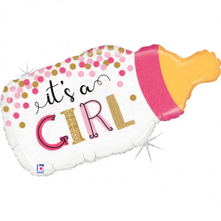 Confetti Baby Bottle Girl