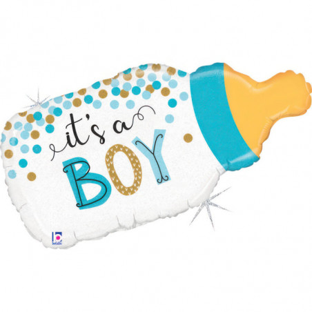 Confetti Baby Bottle Boy