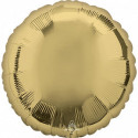 Ballon Mylar Rond Doré Chromé Décoration Balloon Designer