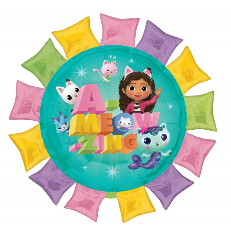 Ballon XL Gabby's Dollhouse Chats SuperShape