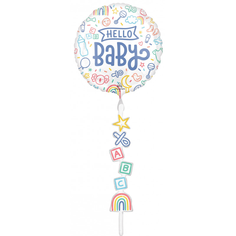 Ballon AirWalkers Bébé Hello Baby Nouvelle Génération Anagram