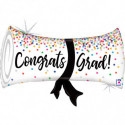 Ballon Alu XL "Happy Graduation" Diplôme avec Confettis Grad Confetti Diploma – Grabo