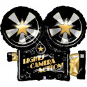 Ballon Alu XL Caméra de Cinéma "Light's Camera Action!" – Grabo