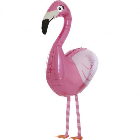 Ballon Flamant Rose qui Tient Debout Balloon Friends - Flamingo – Grabo