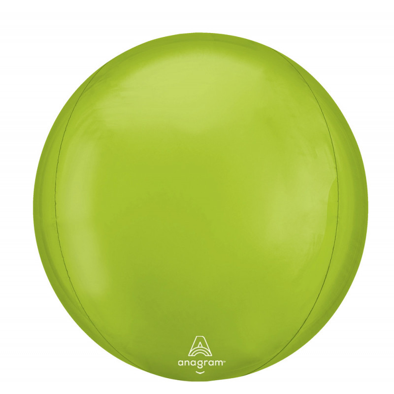 Ballon Miroir Vibrant Vert Orbz Anagram