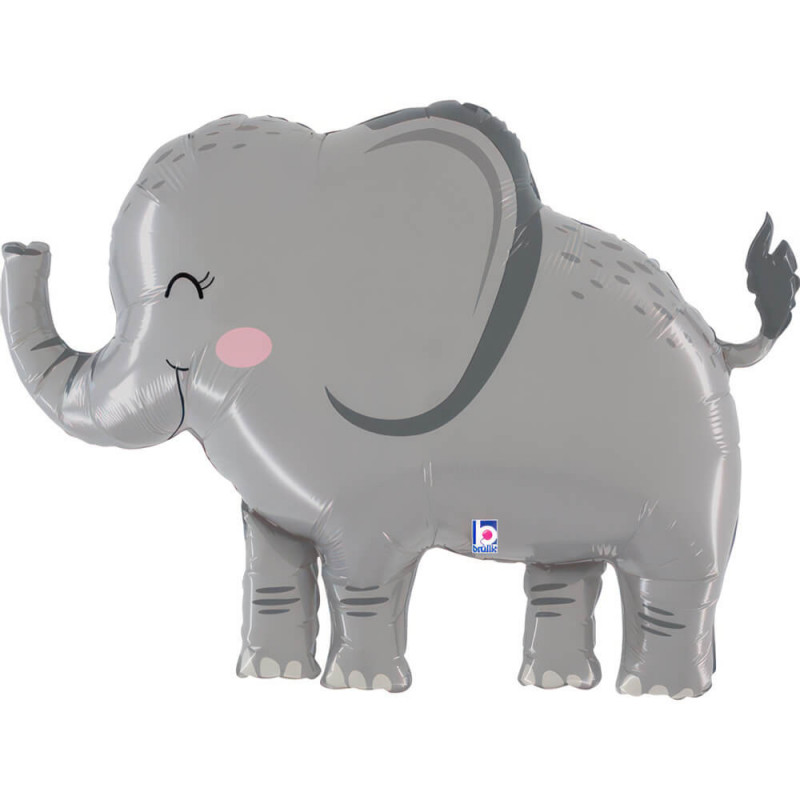 Ballon XL Éléphant Gris Jungle Elephant – Grabo