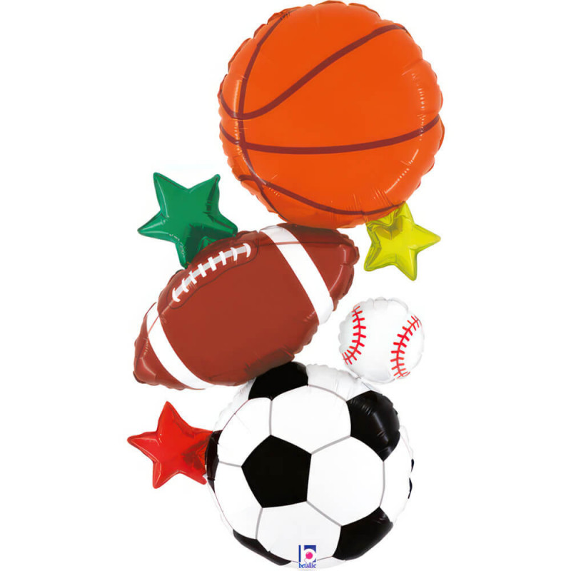 Ballon aluminium bouquet Multi Sports - Multi-Sports Stacker Grabo