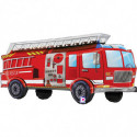 Ballon XL Camion de Pompier Rouge Red Firetruck – Grabo